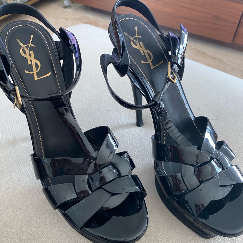 YSL Patent Leather Tribute